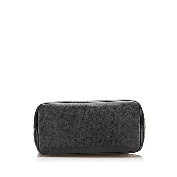 Chanel Matelasse Reissue Tote Gold Hardware Tote Bag Black Caviar Skin - Picture 4 of 8